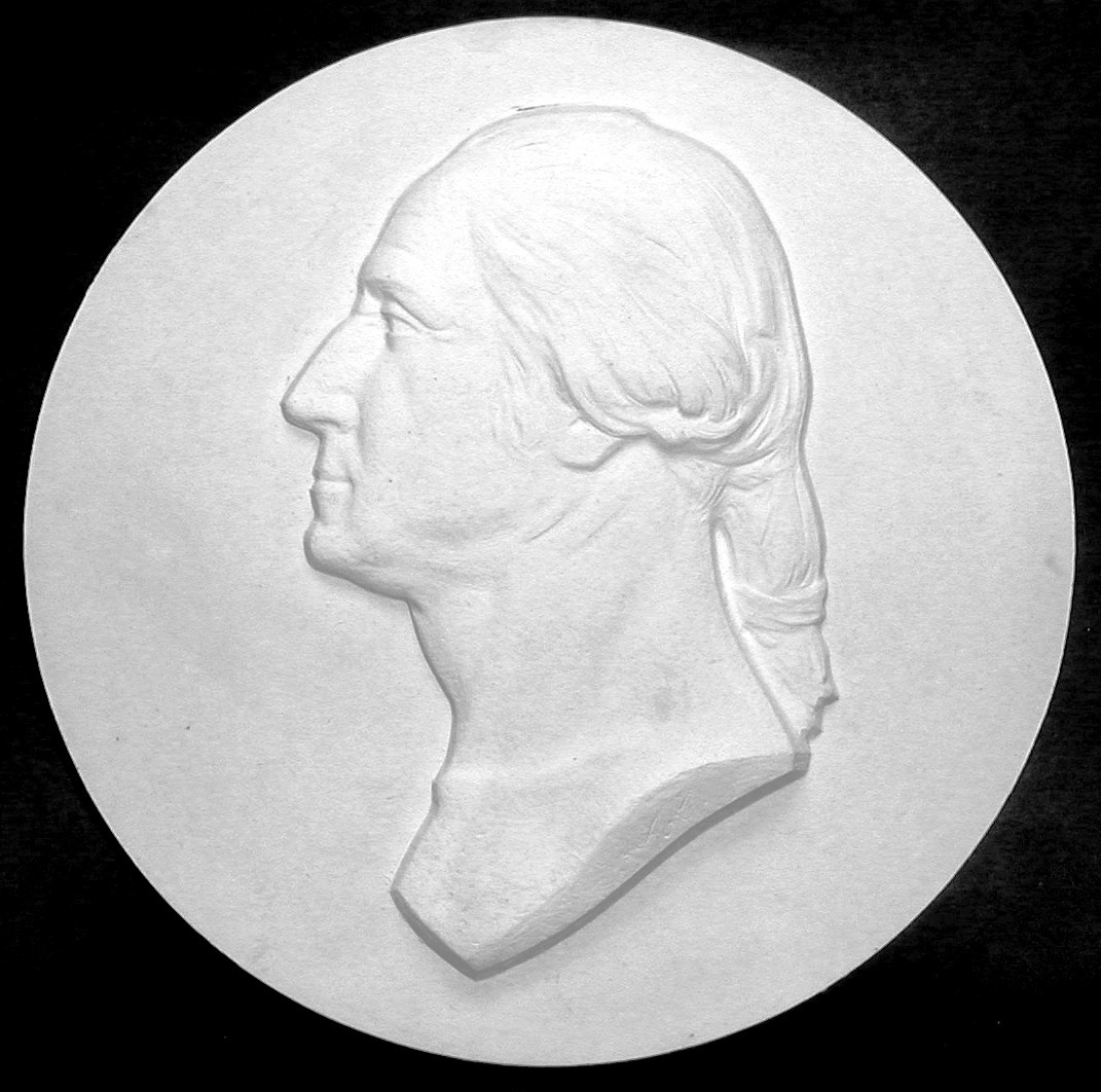 Plaster model of the Paul Peck Presidential Award medal