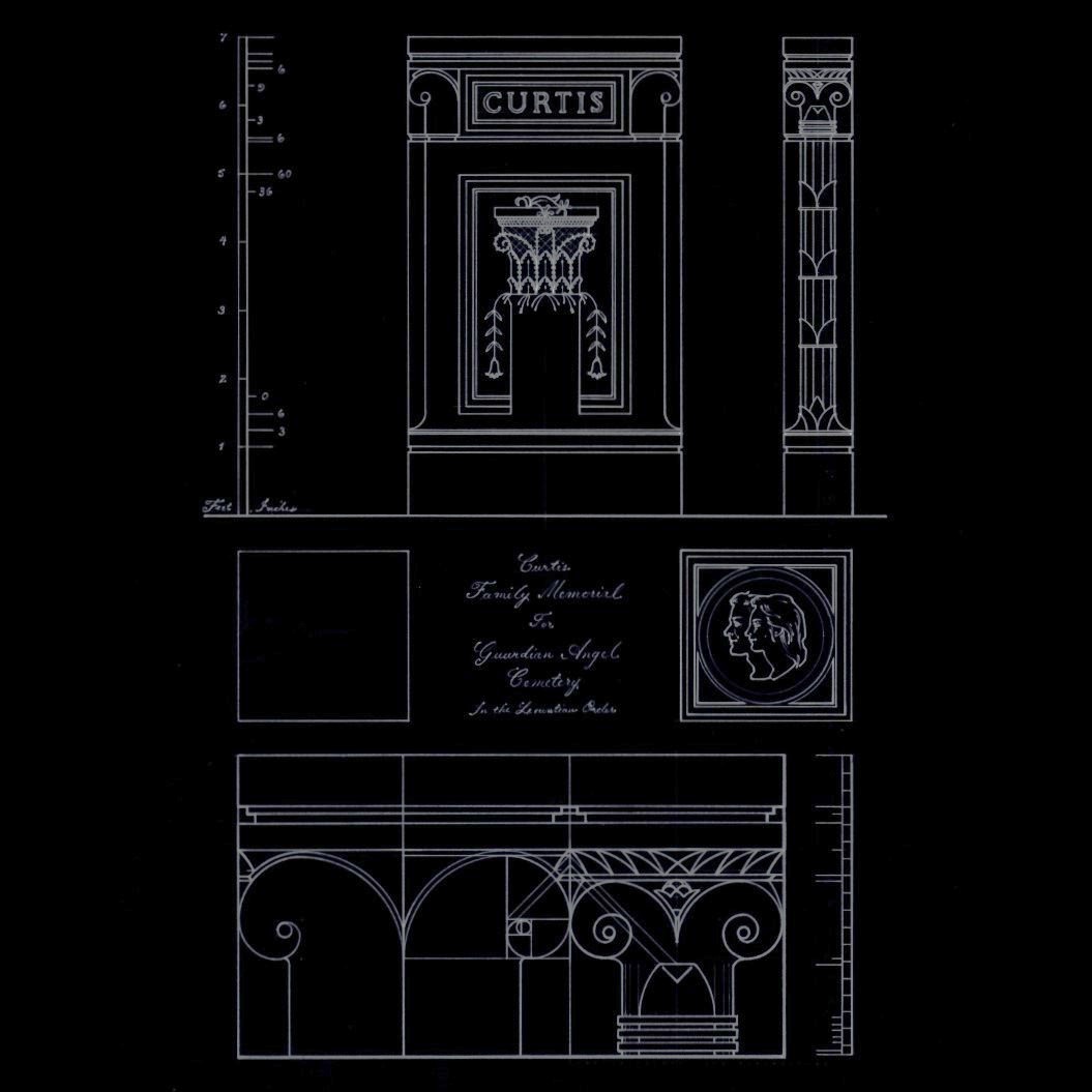 Curtis Family Memorial design drawing