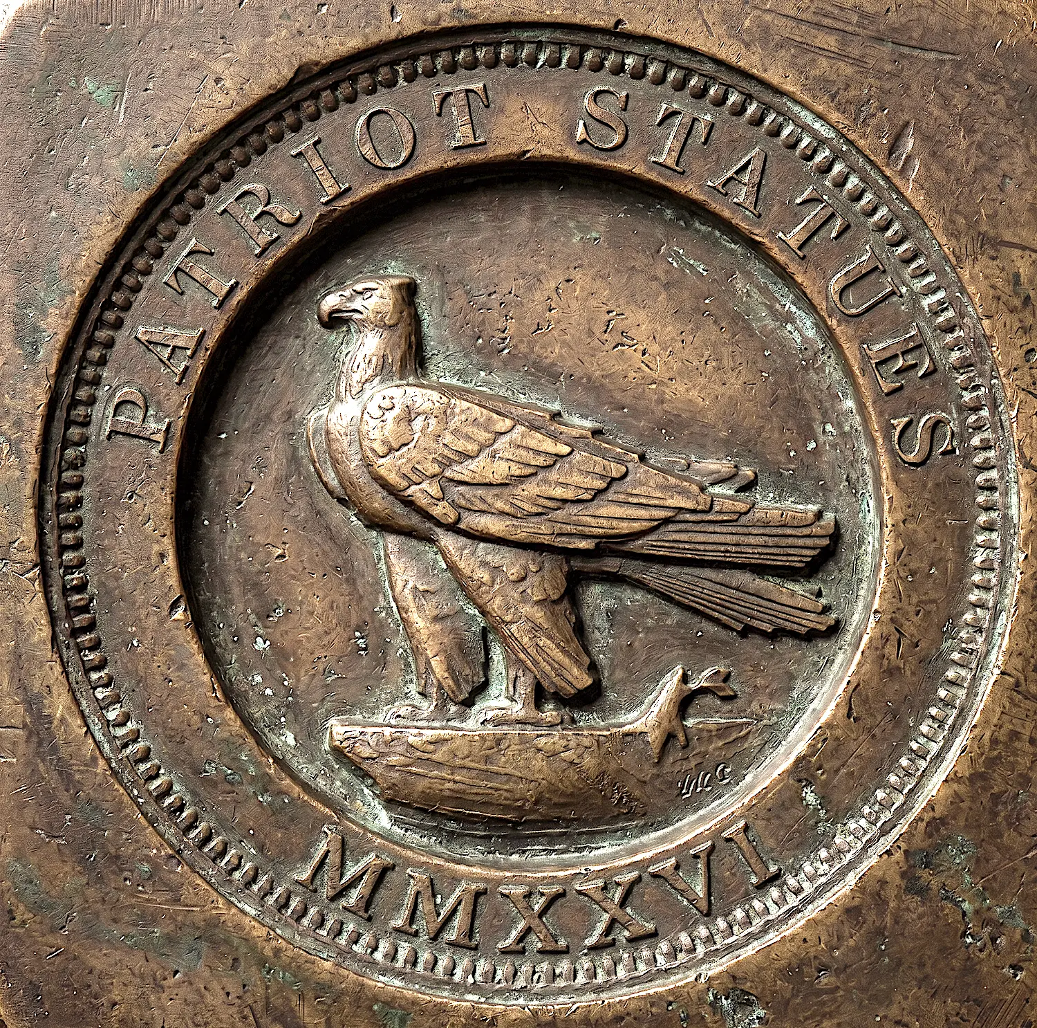 Detail of sculpture surface